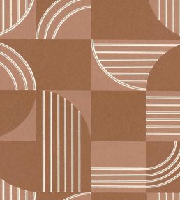 Annees 30 Wallpaper by Casamance Terracotta