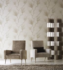Anthology Peninsula Palm Wallpaper by Harlequin Truffle