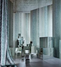 Anthology Lustre Wallpaper by Harlequin Topaz/Argent
