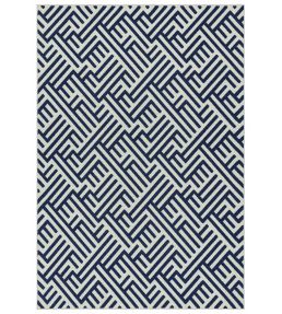 Asiatic Antibes Linear rug Blue White ANTB-04-80150 Blue White
