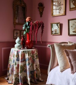 Anya Fabric by Travers Pink/Green