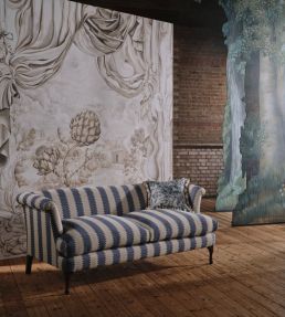 Aperigon Swag Fabric by Sanderson Gobelin Green