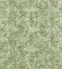Aphelie Wallpaper by Casamance Vert Metallique