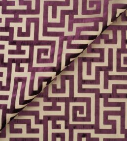 Apollon Fabric by Jim Thompson Aubergine