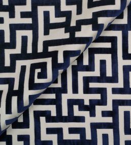 Apollon Fabric by Jim Thompson Lapis