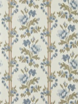 Apothecary Rose Wallpaper by Sanderson Ether Blues