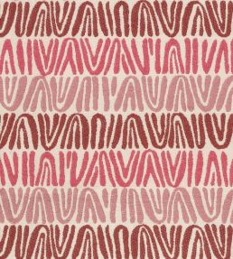 Appledore Fabric by Nina Campbell Claret/Red/Pink
