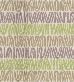 Appledore Fabric by Nina Campbell Lilac/Green/Stone