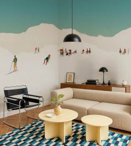 Apreski Mural by Coordonne Blue
