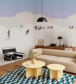 Apreski Mural by Coordonne Cobalt