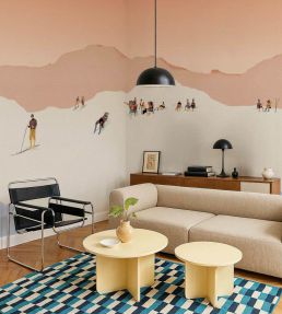 Apreski Mural by Coordonne Pink