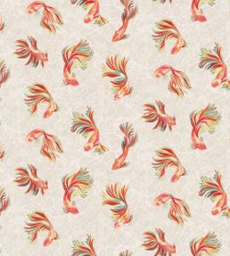Aquaria Fabric by Osborne & Little Linen/Mandarin