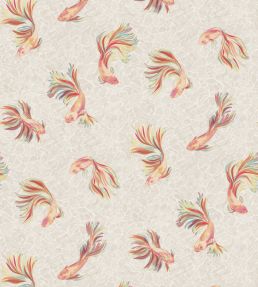 Aquaria Wallpaper by Osborne & Little Linen/Mandarin