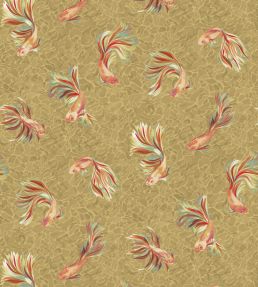 Aquaria Metallic Wallpaper by Osborne & Little Metallic Gold
