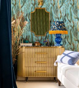 Aquatic Plants Wallpaper by MINDTHEGAP Grey