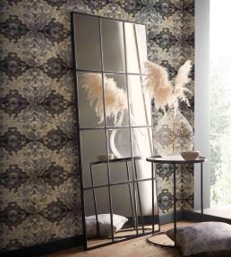 Aqueous Wallpaper by Clarke & Clarke Charcoal