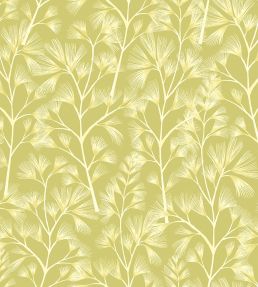 Arabella Wallpaper by Ohpopsi Chartreuse