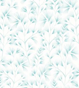 Arabella Wallpaper by Ohpopsi Teal Cream