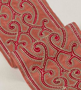 Aragon Braid Trimming by Colefax and Fowler Red