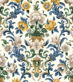 Aranjuez Damask Wallpaper by Coordonne Sapphire