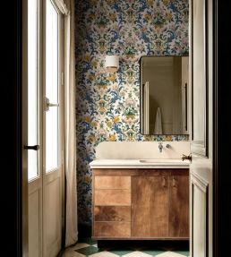 Aranjuez Damask Wallpaper by Coordonne Sapphire
