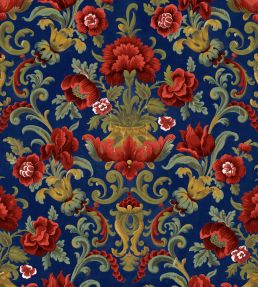 Aranjuez Damask Wallpaper by Coordonne Vermilion