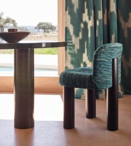 Araujo Fabric by Zinc Electric Teal