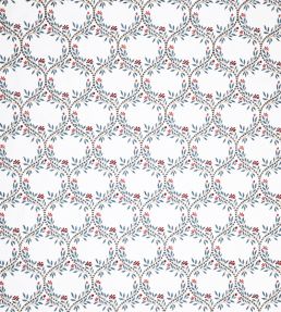 Arber Fabric by Nina Campbell Blue/Red
