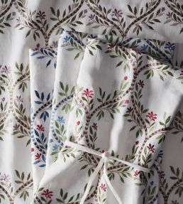 Arber Fabric by Nina Campbell Blue/Red
