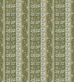 Arber Stripe Wallpaper by Josephine Munsey Green and Blue