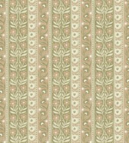 Arber Stripe Wallpaper by Josephine Munsey Pink and Olive