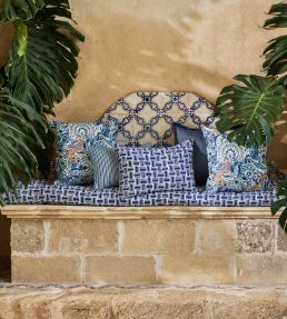 Arbor in Penhurst Fabric by Liberty Lapis