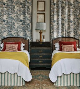 Arbour Fabric by Colefax and Fowler Old Blue