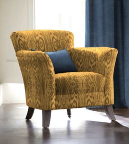 Arbre Fabric by Arley House Mustard