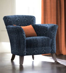 Arbre Fabric by Arley House Navy