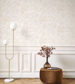 Arbre Wallpaper by Casadeco Beige