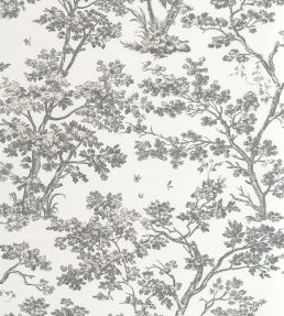 Arbre Wallpaper by Casadeco Noir Fusain