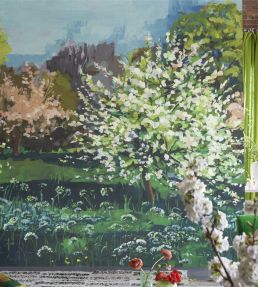 Arbre De Printemps Mural by Designers Guild Celadon