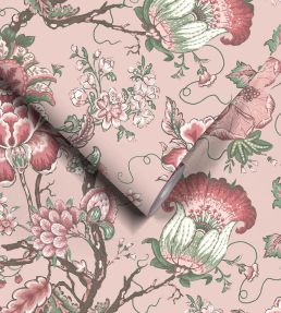 Arcadia Wallpaper by Woodchip & Magnolia Blush
