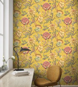 Arcadia Wallpaper by Woodchip & Magnolia Daffodil