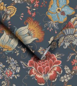 Arcadia Wallpaper by Woodchip & Magnolia Midnight