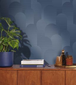 Arcea Wallpaper by Caselio Bleu