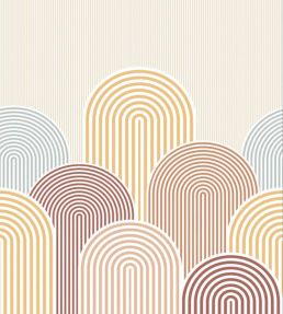 Arched Line Mural by Caselio Multicouleurs