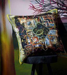 Archeologie Cushion 55 x 55cm by Christian Lacroix Mosaique