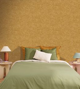 Archipel Wallpaper by Caselio Ocre