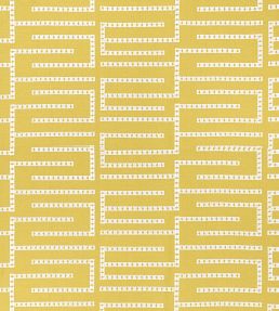 Architect Embroidery Fabric by Thibaut Harvest Gold