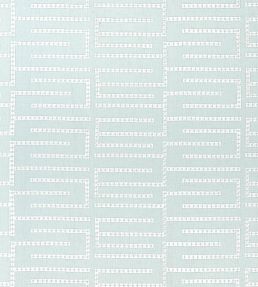 Architect Embroidery Fabric by Thibaut Mist
