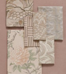 Mount Edo Fabric by Liberty Pewter