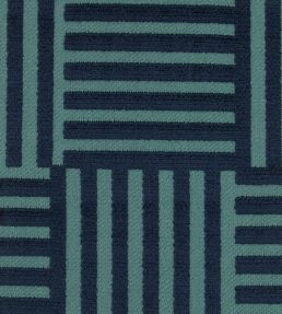 Archive Geo Fabric by Liberty Smalt Blue