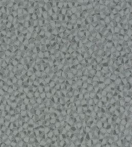 Argento Silk Fabric by James Hare Mirrored Steel
